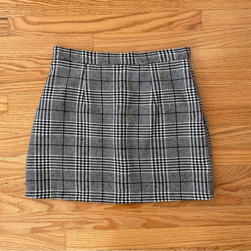 Amazon | High Waisted Plaid Mini Skirt